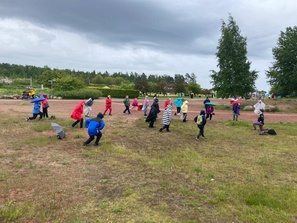 Jumppaa sade ei haitannut