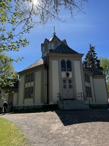 Uusgotinen kirkko rakennettu 1770 - 1771