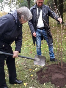 Marjatta ja kaupunginpuutarhuri Hannu Tolonen